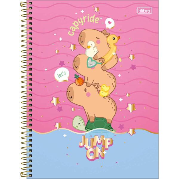 Caderno Universitário Tilibra Capa Dura Capyclub C 200X275mm 80 FL 1 U