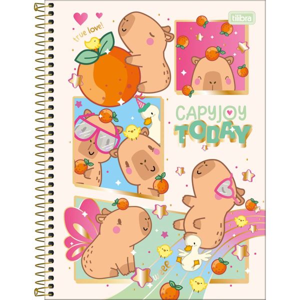 Caderno Universitário Tilibra Capa Dura Capyclub D 200X275mm 80 FL 1 U