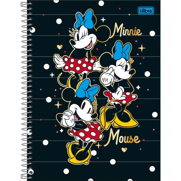 Caderno Universitário Tilibra Capa Dura Minnie B 160 FL 1 UN