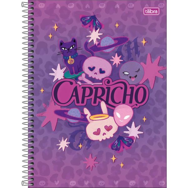 Caderno Universitário Tilibra Capa Dura Capricho A 160 FL 1 UN
