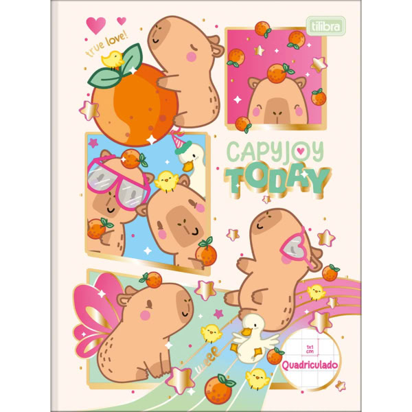 Caderno Quadriculado Tilibra 187X247mm Capa Dura Capy Club A 40 FL 1 U