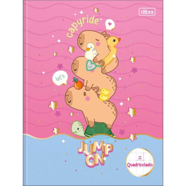 Caderno Quadriculado Tilibra 187X245mm Capa Dura Capy Club B 40 FL 1 U