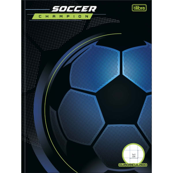 Caderno Quadriculado Tilibra 187X245mm Capa Dura Score A 40 FL 1 UN