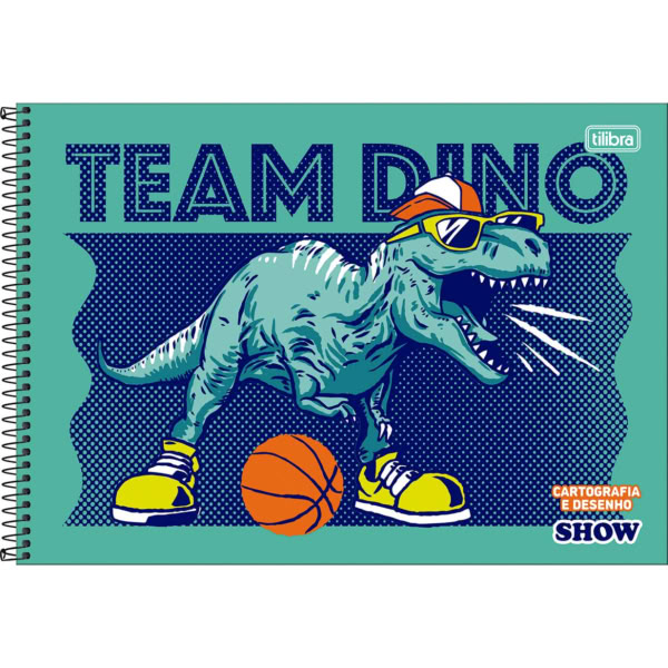 Caderno de Cartografia Tilibra Capa Dura Show A 80 Folhas 1 UN