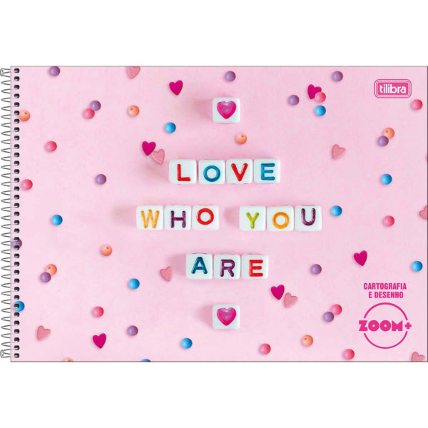 Caderno de Cartografia Tilibra Capa Dura Zoom+ Feminino C 96 Folhas 1