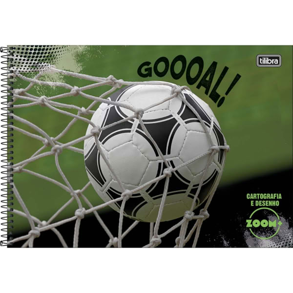 Caderno de Cartografia Tilibra Capa Dura Zoom+ Masculino B 96 Folhas 1