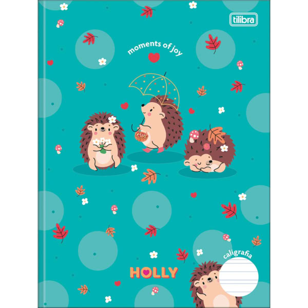Caderno de Caligrafia Tilibra Capa Dura Holly A 80 Folhas 1 UN