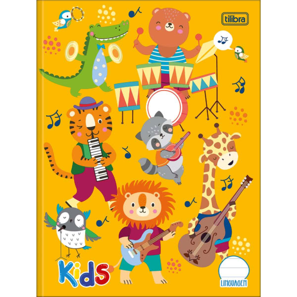 Caderno Pedagógico Tilibra Linguagem Capa Dura 187X245mm Kids B Femini