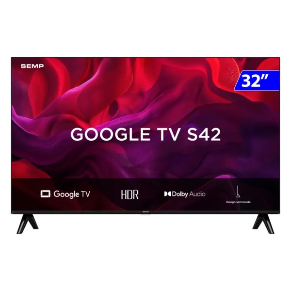 Smart TV Semp Toshiba 32P Led Google TV 32S42 1 UN