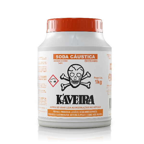 Soda Caustica Kaveira 1kg 1 UN