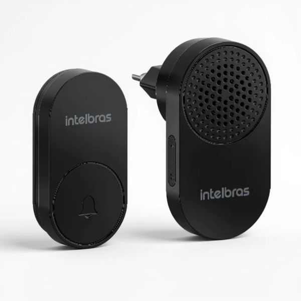 Campainha Intelbras sem Fio Preto CIK102 1 UN
