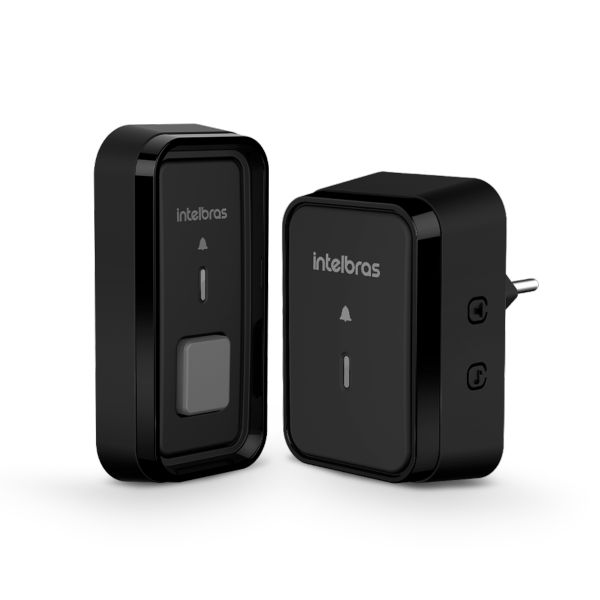 Campainha Intelbras sem Fio com Bateria CIB101S Preto 1 UN