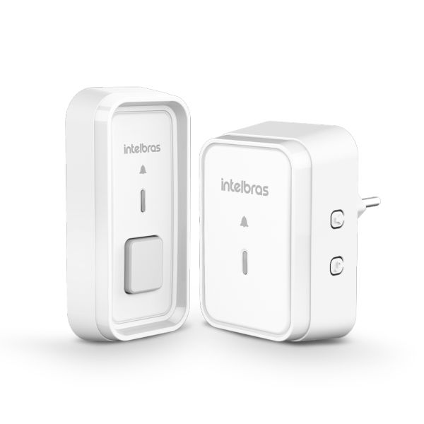 Campainha Intelbras sem Fio com Bateria CIB101S Branca 1 UN