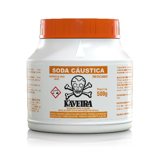 Soda Caustica Kaveira 500g 1 UN
