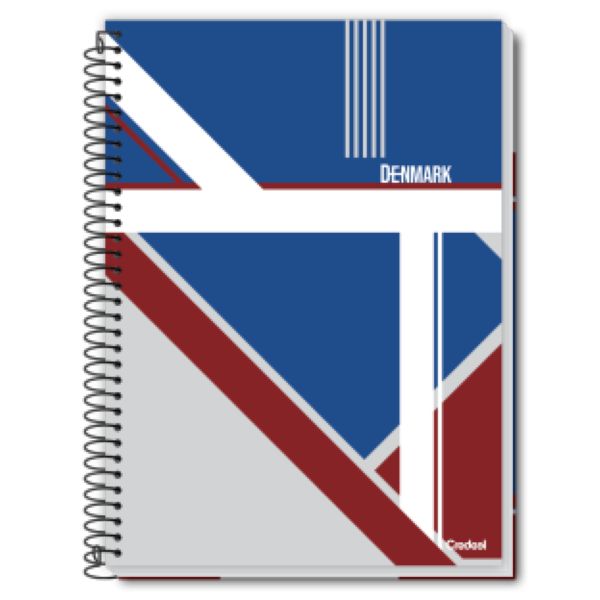 Caderno Universitário Credeal Capa Dura 200X275mm Denmark A 160 FL 1 U