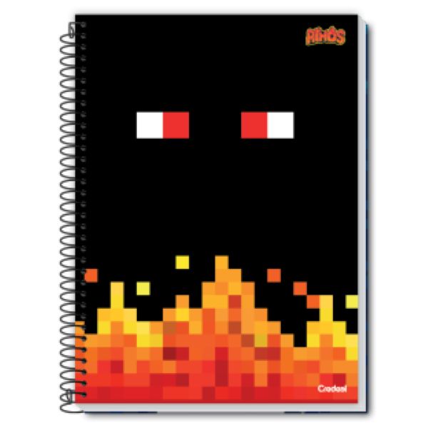 Caderno Universitário Credeal Capa Dura Athos 200X275mm 80 FL 1 UN