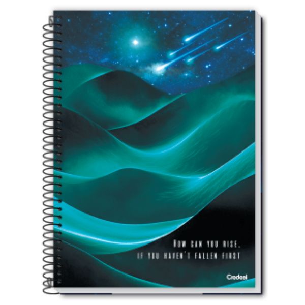 Caderno Universitário Credeal Capa Dura Flow C 200X275mm 160 FL 1 UN