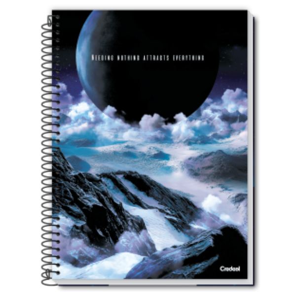 Caderno Universitário Credeal Capa Dura Flow A 80 FL 1 UN