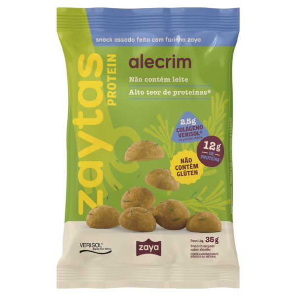 Snack Zaya Zaytas Protein Alecrim 35g 1 UN