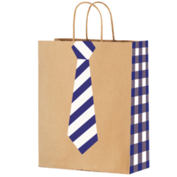 Sacola de Papel Festcolor G 33X26X17cm Gravata Mister 1 UN