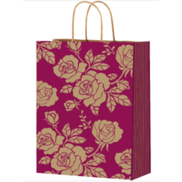 Sacola de Papel Festcolor G 33X26X17cm Flores 1 UN