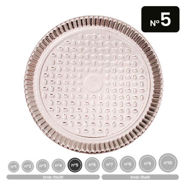 Prato Laminada Festcolor N°5 28,5cm 1 UN