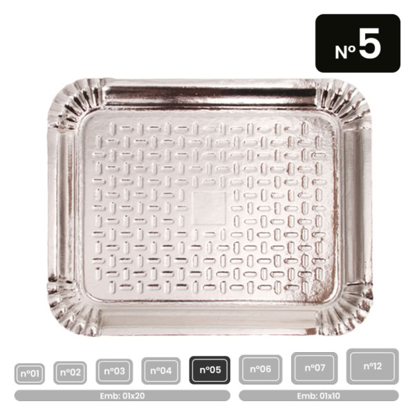 Bandeja Laminada Festcolor N°5 33x40cm 1 UN