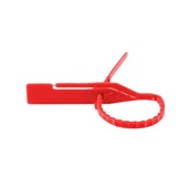 Lacre para Malote Rebran Numerado PP Vermelho Escada 25cm Com 100UN