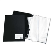 Pasta Catálogo ACP Ofício com 50 Envelopes Visor 245x335x20mm Preto 1