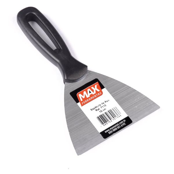 Espátula Max em Aço e Cabo Plástico 10cm 1 UN