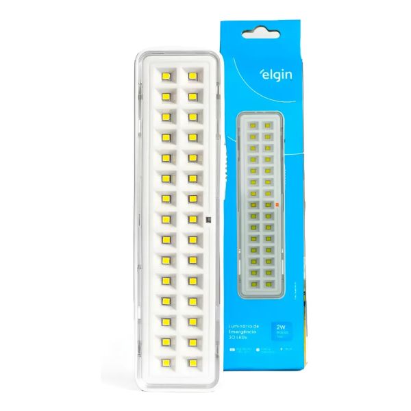 Luminaria de Emergência Elgin 30 Leds Bivolt 1 UN