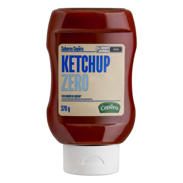 Ketchup Cêpera Zero 370g 1 UN