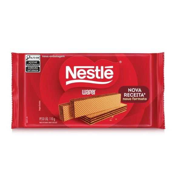 Biscoito Wafer Nestlé Clássico Chocolate 110g 1 UN