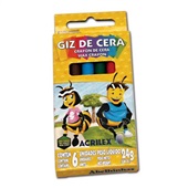 Giz de Cera 6 Cores Acrilex
