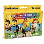Massa de Modelar Acrilex Abelinhas 180g 12 UN