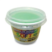 Massa de Modelar Soft Verde 150g 1 UN Acrilex