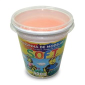 Massa de Modelar Soft Laranja 500g 1 UN Acrilex