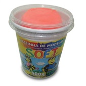 Massa de Modelar Soft Vermelha 500g 1 UN Acrilex