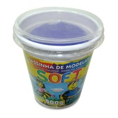 Massa de Modelar Soft Violeta 500g 1 UN Acrilex