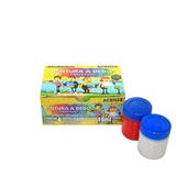 Tinta para Pintura a Dedo 15ml 6 Cores 1 UN Abelinhas