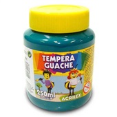 Tinta Guache Acrilex Verde 250ml 1 UN