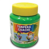 Tinta Guache Acrilex Verde Folha 250ml 1 UN