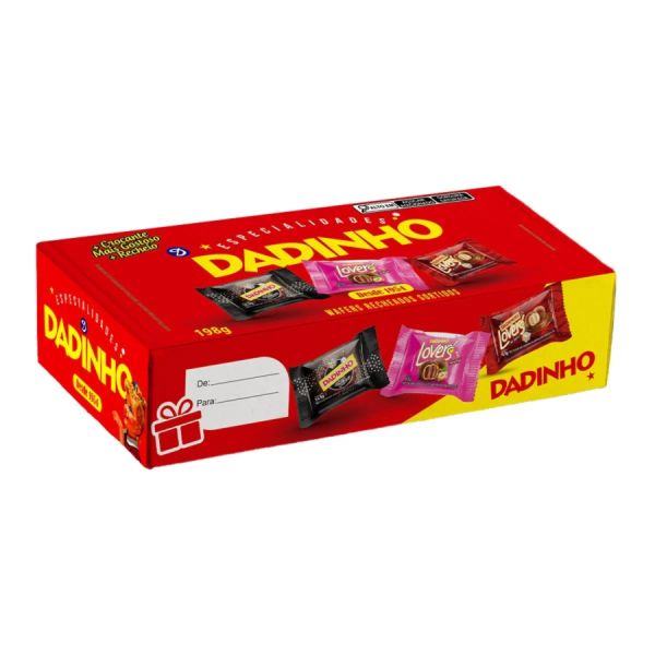 Caixa de Bombom Dadinho Especialidades Lovers 198g 1 UN