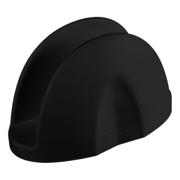Porta Guardanapos Sanremo Plástico Preto 1 UN