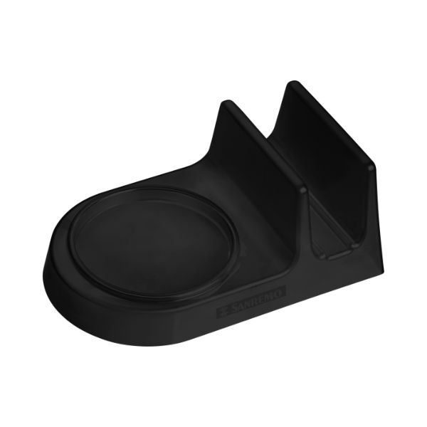 Porta Detergente e Esponja Sanremo Plástico Preto 1 UN
