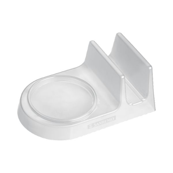 Porta Detergente e Esponja Sanremo Plástico Branco 1 UN