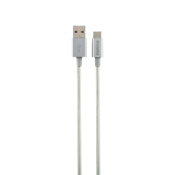 Cabo USB / USB-C Intelbras Nylon 1,5m EUAC-15NB Branco 1 UN