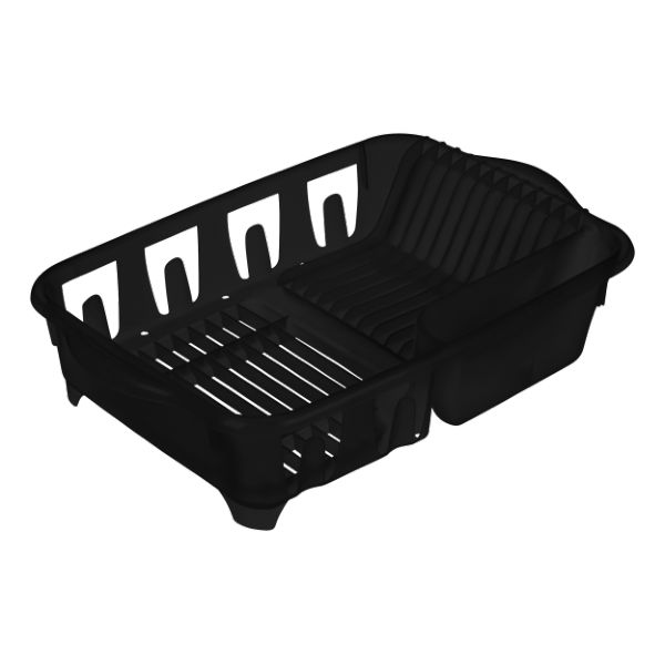Escorredor de Louça Sanremo Plastico Preto 1 UN