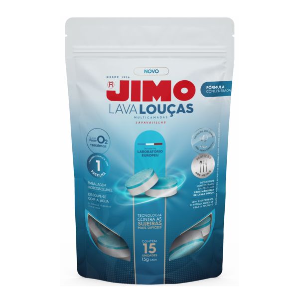 Lava Louças Jimo Pastilhas Multicamadas 225g 1 UN