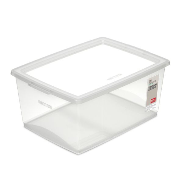 Caixa Organizadora Ordene Cristal 30L OR80700 1 UN